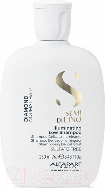 Изображение товара Шампунь для волос Alfaparf Milano Semi Di Lino Diamond Normal Hair предающий блеск (250мл)