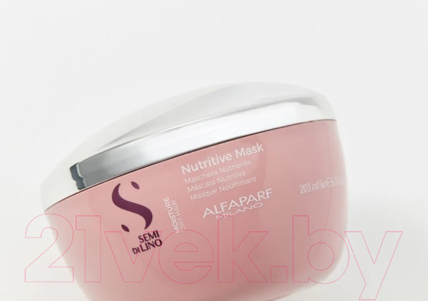 Изображение товара Маска для волос Alfaparf Milano Semi Di Lino Moisture Dry Hair питательная для сухих волос  (200мл)