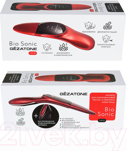 Изображение товара Аппарат для чистки лица Gezatone Bio Sonic 1010 / 1301303