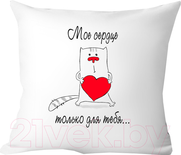 Изображение товара Подушка декоративная Print Style С любовью 40x40love17