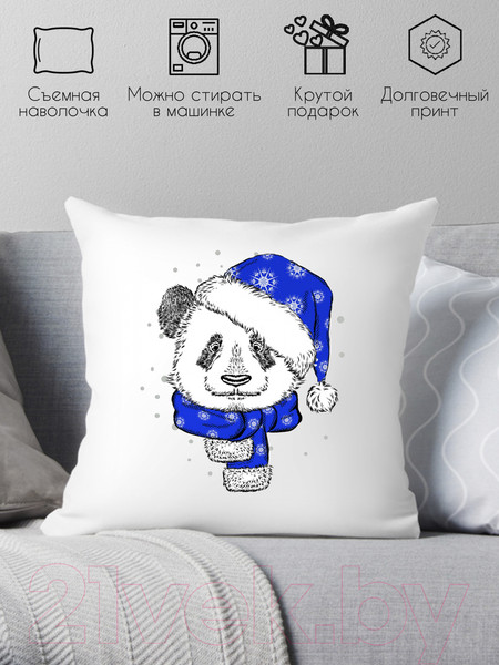 Изображение товара Подушка декоративная Print Style С новым годом 40x40god1