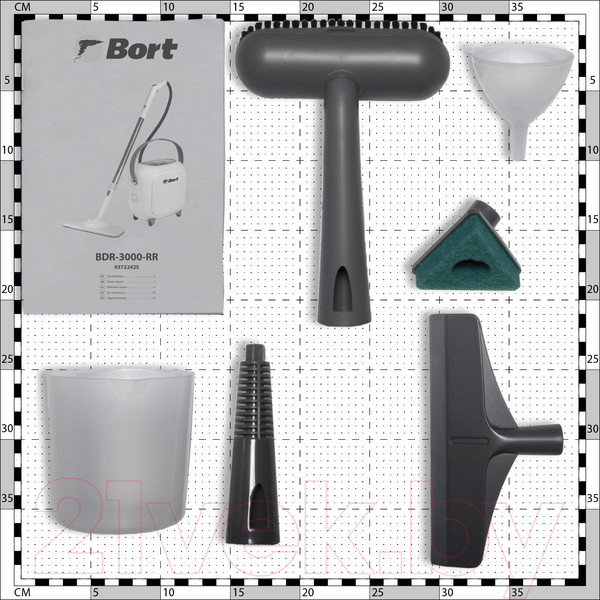 Изображение товара Пароочиститель Bort BDR-3000-RR (93722425)