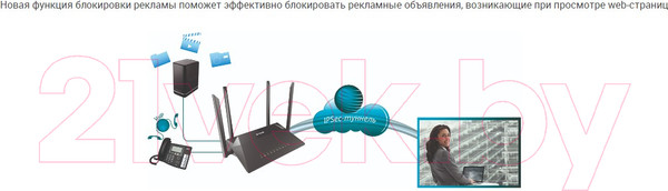 Изображение товара Беспроводной маршрутизатор D-Link DIR-853/URU/R3A