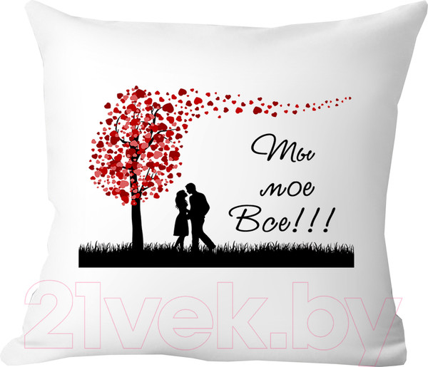 Изображение товара Подушка декоративная Print Style Ты моё всё 40x40love16