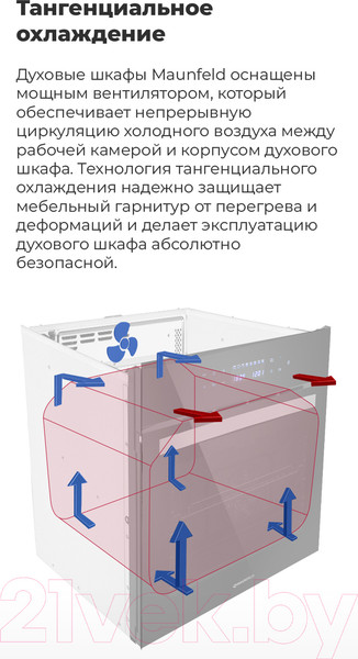 Изображение товара Электрический духовой шкаф Maunfeld EOEC.566TB