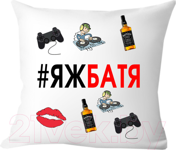 Изображение товара Подушка декоративная Print Style Style #яжбатя 40x40pap5