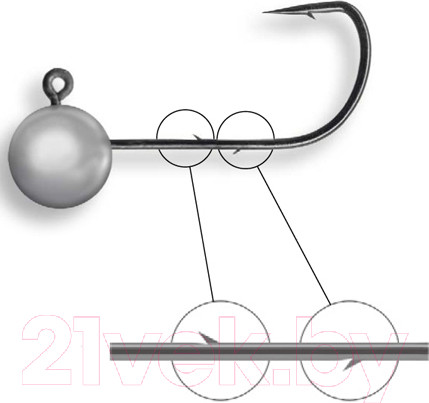 Изображение товара Джиг-головка KAMATSU Micro Special 4-5г / 425004005 (3шт)