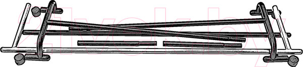 Изображение товара Стойка для одежды Мебелик Пико 26 (черный)