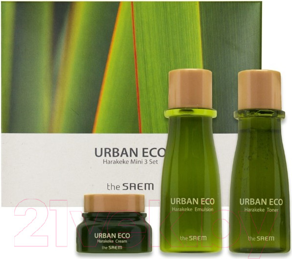 Изображение товара Набор косметики для лица The Saem Urban Eco Harakeke Mini 3 Set N