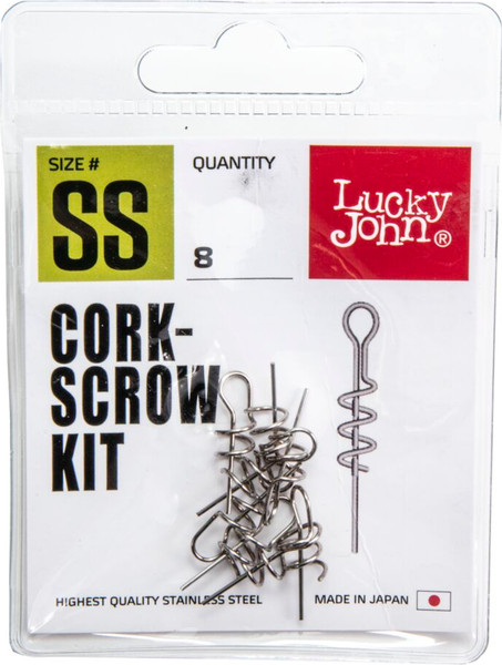 Изображение товара Пружина для приманок Lucky John Corkscrow Kit / LJP5120-SS (8шт)