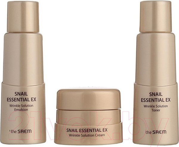 Изображение товара Набор косметики для лица The Saem Snail Essential EX Wrinkle Solution Special Gift 3 Set