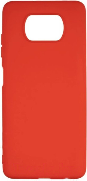 Изображение товара Чехол-накладка Case Matte Lux для Poco X3 (красный)