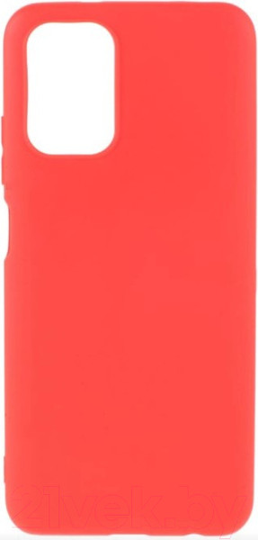 Изображение товара Чехол-накладка Case Matte Lux для Redmi Note 10 (4G) / Redmi Note 10S (красный)