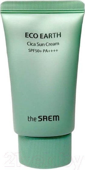 Изображение товара Крем солнцезащитный The Saem Eco Earth Cica Sun Cream  (50г)
