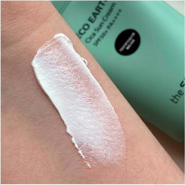 Изображение товара Крем солнцезащитный The Saem Eco Earth Cica Sun Cream  (50г)