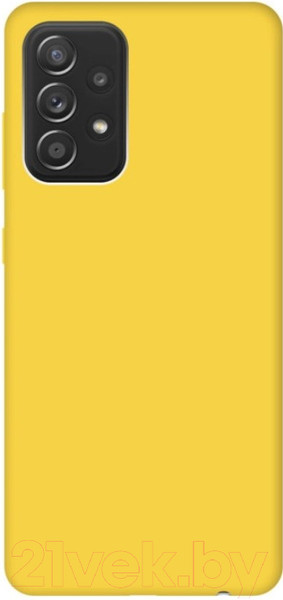 Изображение товара Чехол-накладка Case Matte Lux для Galaxy A52 (желтый)