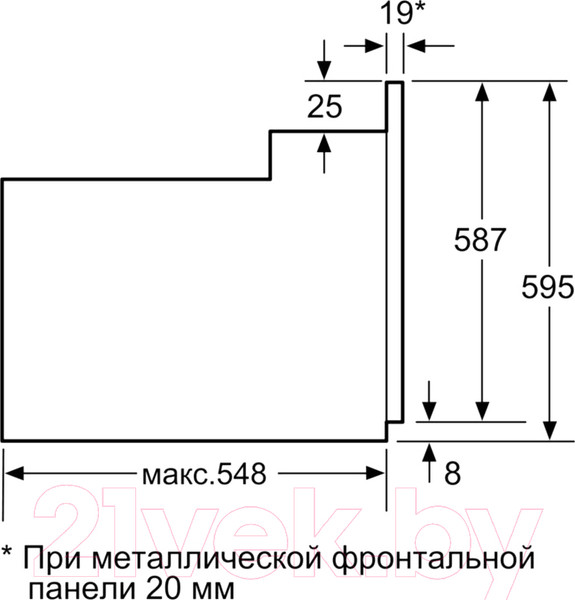 Изображение товара Электрический духовой шкаф Bosch HBJ558YW0Q