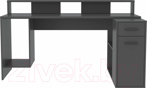Изображение товара Компьютерный стол Интерлиния Skill-2 (антрацит/антрацит)