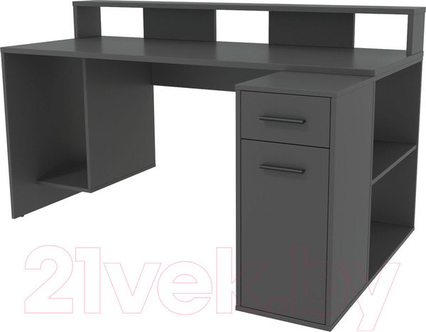 Изображение товара Компьютерный стол Интерлиния Skill-2 (антрацит/антрацит)