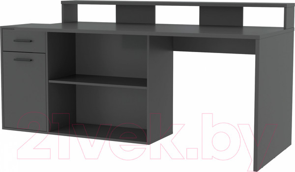 Изображение товара Письменный стол Интерлиния Skill-3 (антрацит/антрацит)