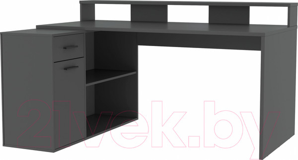 Изображение товара Письменный стол Интерлиния Skill-3 (антрацит/антрацит)