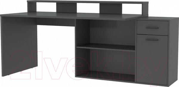 Изображение товара Письменный стол Интерлиния Skill-3 (антрацит/антрацит)