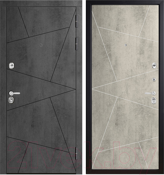 Изображение товара Входная дверь Металюкс М85/9 (86x205, правая)