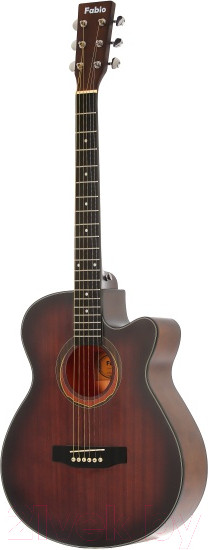Изображение товара Акустическая гитара Fabio FB4060 BR (темно-коричневый)