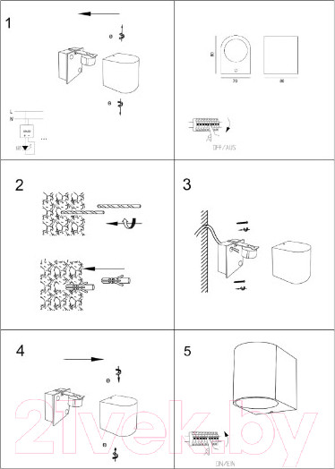 Изображение товара Бра уличное ST Luce Borgo SL9001.401.01