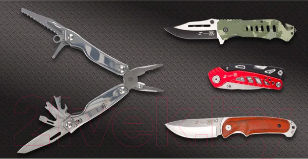 Изображение товара Мультитул STINGER MT-PE86A (красный/черный)