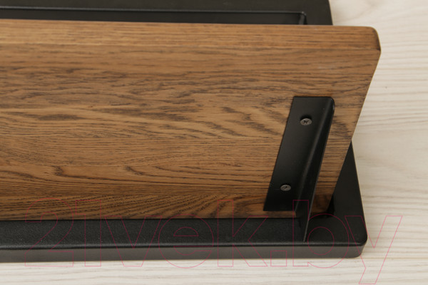 Изображение товара Полка Stal-Massiv Fly-DL 265x580 (дуб мореный)