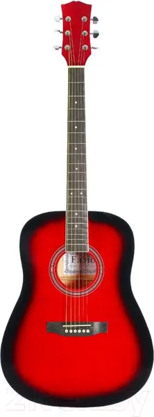 Изображение товара Акустическая гитара Fabio FAW-702TWRS (красный)