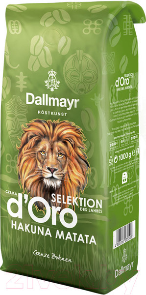 Изображение товара Кофе в зернах Dallmayr Crema d'Oro Selektion Des Jahres Hakuna Matata (1кг)