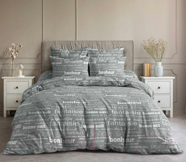 Изображение товара Пододеяльник Ночь нежна Письма Евро 240x220 / 7420-1