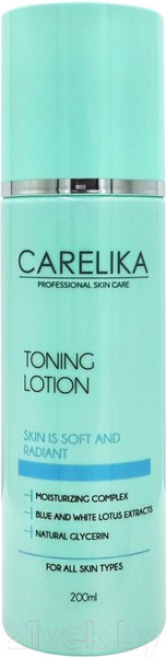 Изображение товара Лосьон для лица Carelika Toning Lotion For All Skin Types Тонизирующий (200мл)