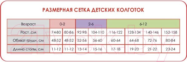 Изображение товара Колготки детские Брестские 3280 рис.665 (р.74-80, серо-сиреневый)