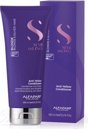 Изображение товара Тонирующий кондиционер для волос Alfaparf Milano Sdl Blonde анти желтый  (200мл)