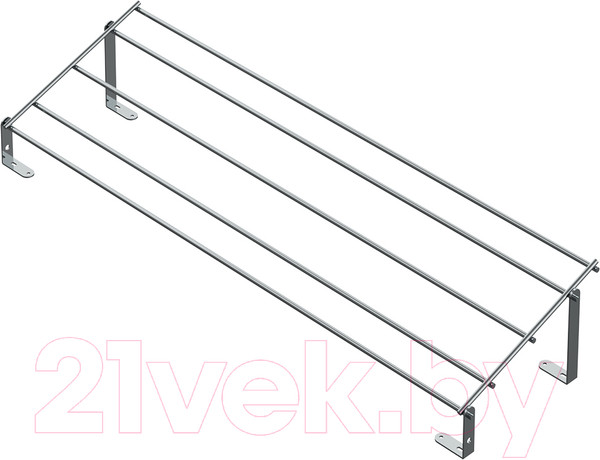 Изображение товара Полка выдвижная Starax Одноуровневая S-6131-C (хром)
