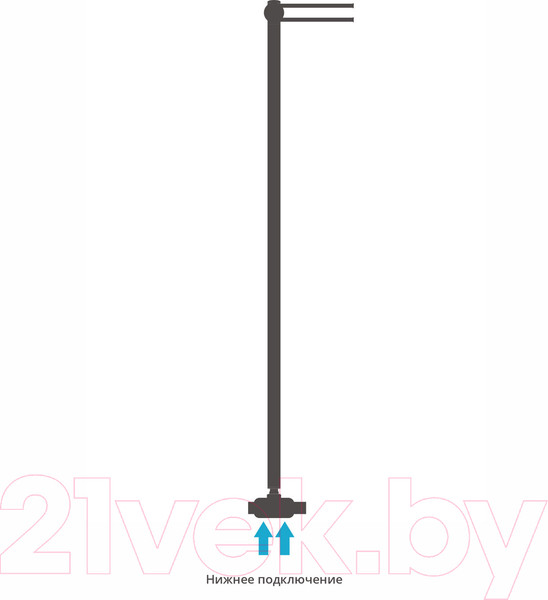 Изображение товара Полотенцесушитель водяной Сунержа Лайк EU50 120x50 / 31-0213-1200