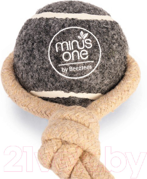 Изображение товара Игрушка для собак Beeztees Мяч теннисный с канатом / 625633