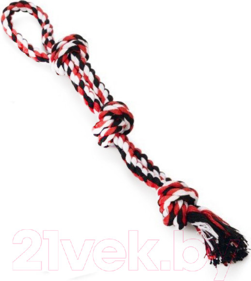 Изображение товара Игрушка для собак Beeztees Веревка с 3 узлами р.L / 641257