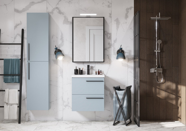 Изображение товара Шкаф с зеркалом для ванной Акватон Амели 60 (1A262802AE820)