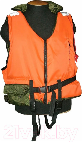 Изображение товара Страховочный жилет Спортивные мастерские Шкипер / SM-019 (XL-XXL, оранжевый/камуфляж)