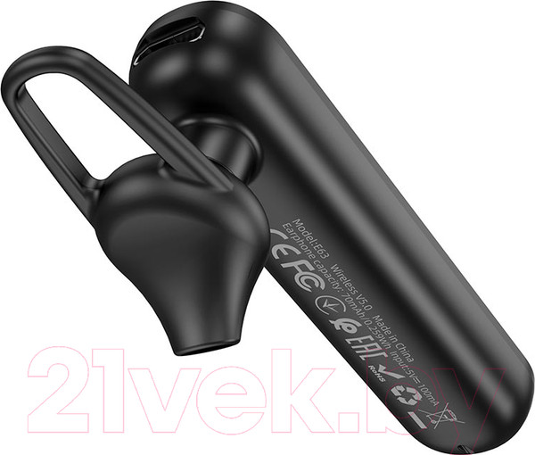 Изображение товара Односторонняя гарнитура Hoco E63 (черный)