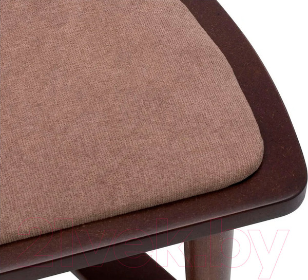 Изображение товара Стойка для одежды Мебелик Костюмная с сиденьем В 26Н (средне-коричневый)