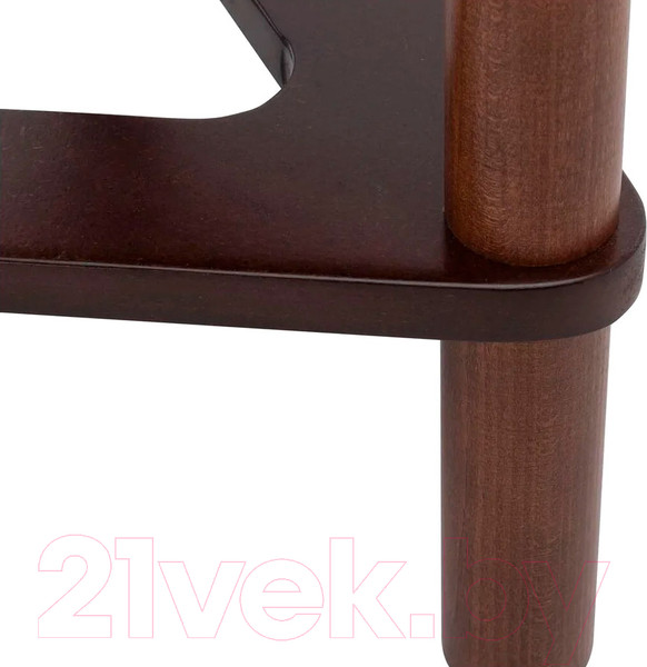 Изображение товара Стойка для одежды Мебелик Костюмная с сиденьем В 26Н (средне-коричневый)