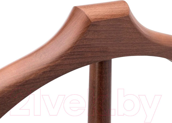 Изображение товара Стойка для одежды Мебелик Костюмная с сиденьем В 26Н (средне-коричневый)