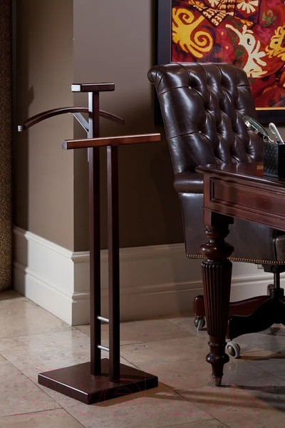 Изображение товара Стойка для одежды Мебелик Костюмная Галант 340 (темно-коричневый)