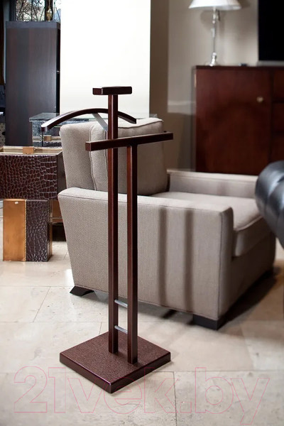 Изображение товара Стойка для одежды Мебелик Костюмная Галант 340 (темно-коричневый)