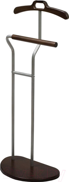 Изображение товара Стойка для одежды Мебелик Костюмная Д 10 (металлик/темно-коричневый)